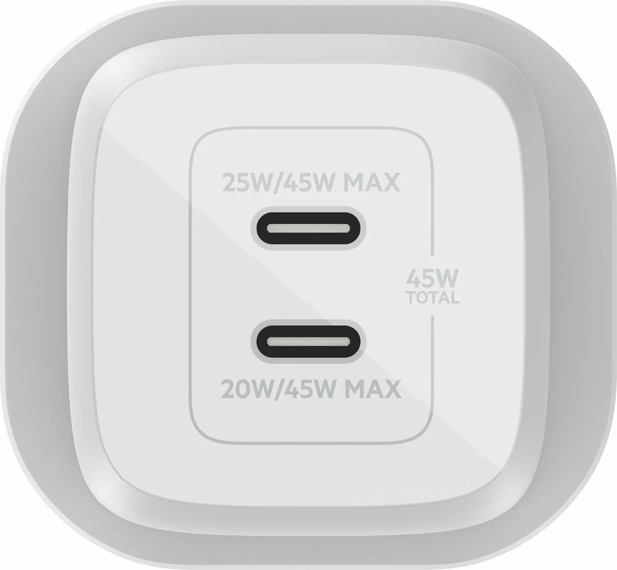 Belkin Boost Up Charge Pro WCH011vfWH USB-C Adapter 45W - Wit