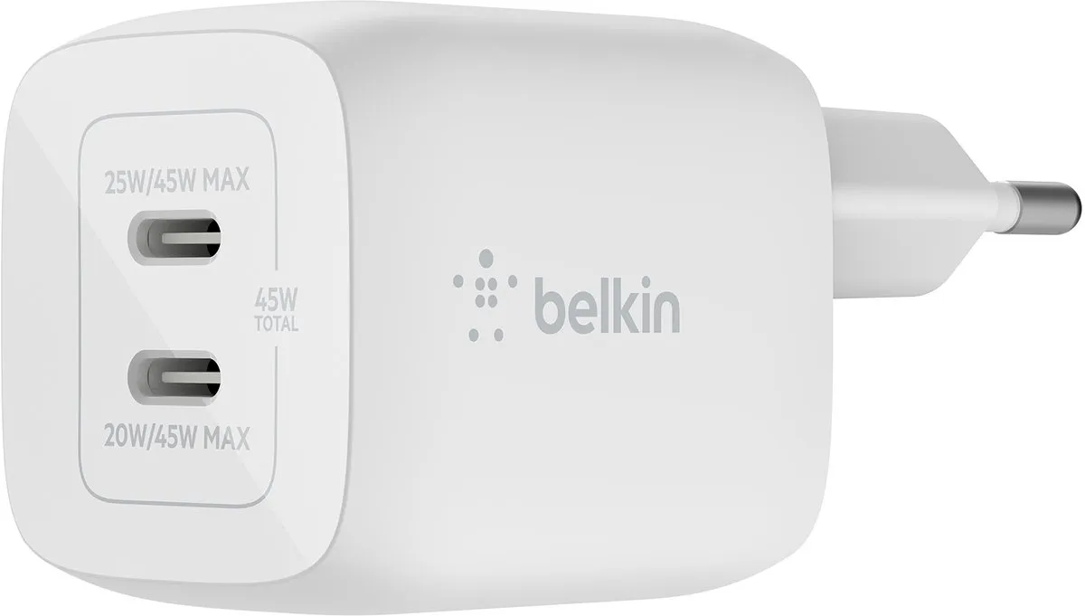 Belkin Boost Up Charge Pro WCH011vfWH USB-C Adapter 45W