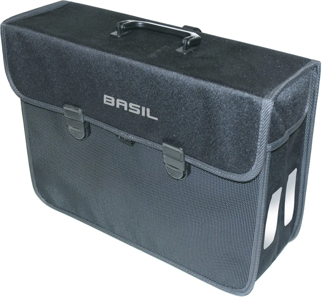 Basil Malaga Enkele Fietstas - 17L - Zwart