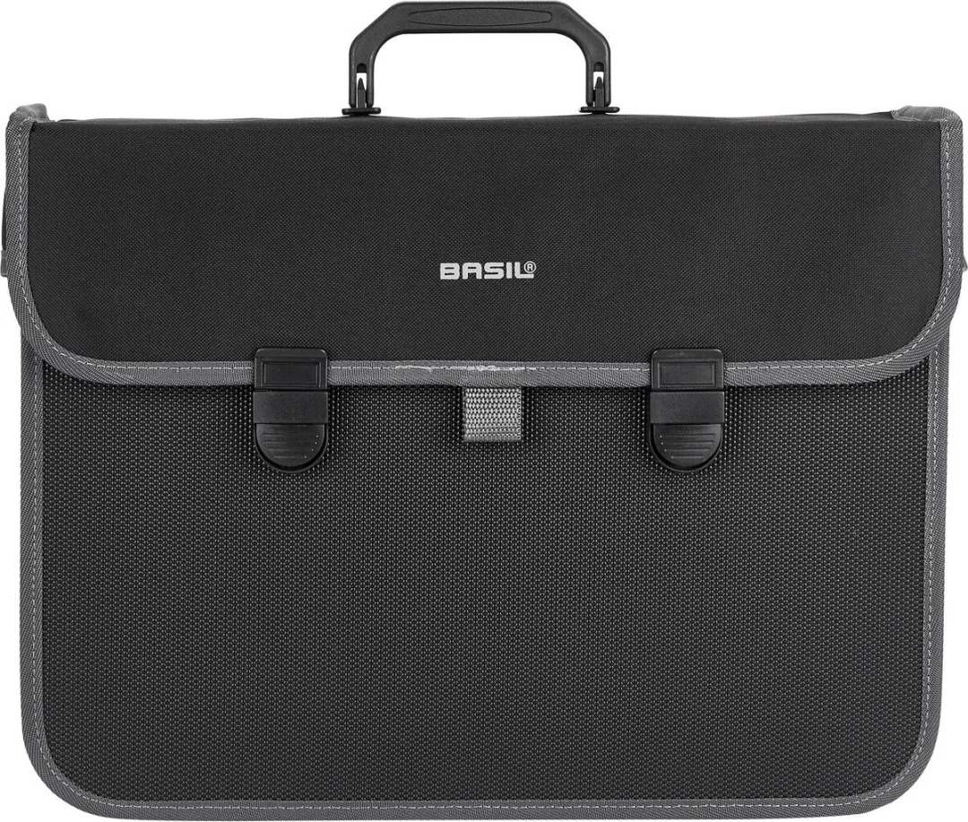 Basil Malaga Enkele Fietstas - 17L - Zwart