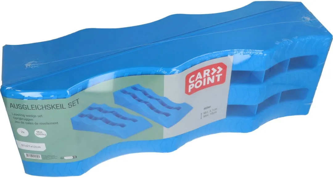 Carpoint Oprijblokken - 2 Stuks Blauw