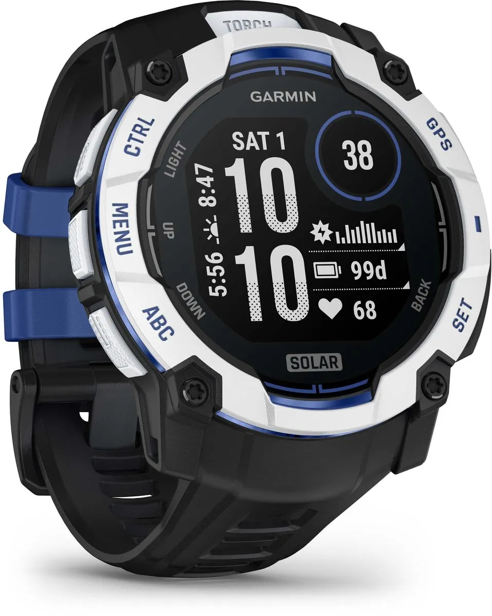 Garmin Instinct 3 Solar SuperNova Limited Edition - 50mm - Zwart/Grijs - afbeelding 2 van 6
