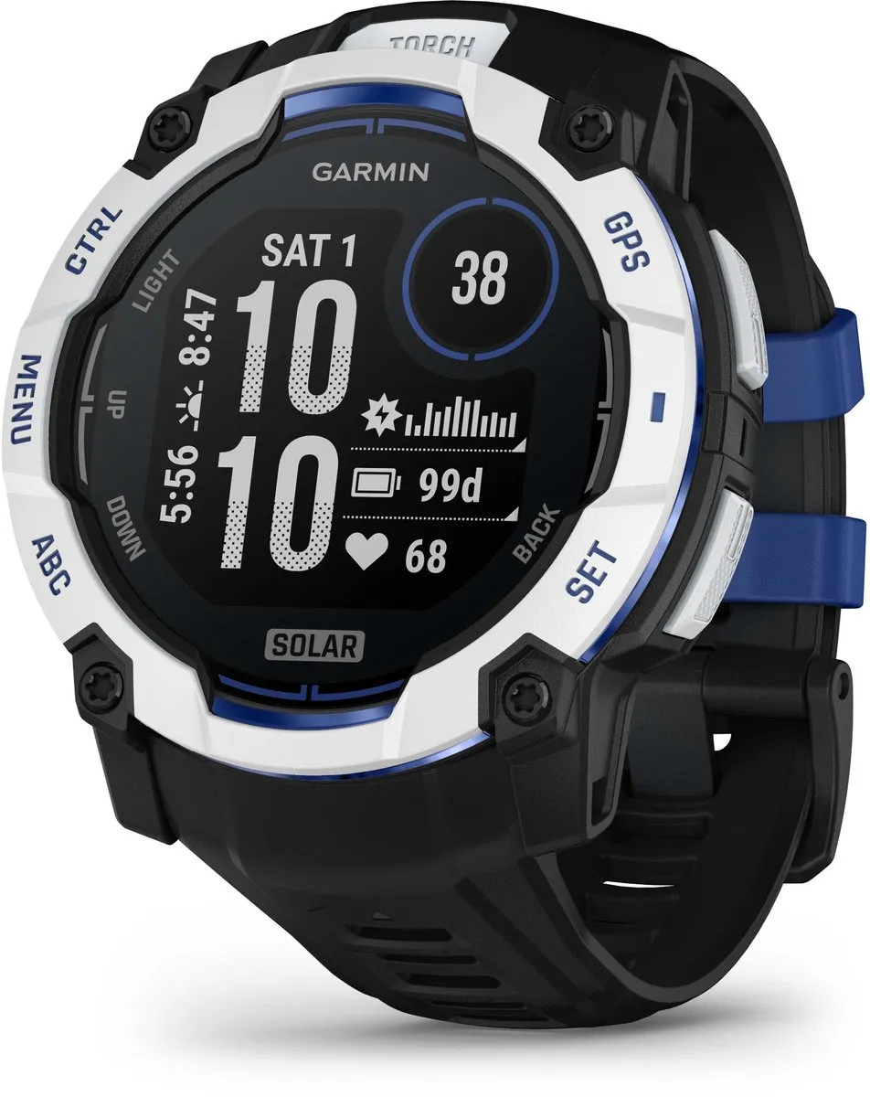 Garmin Instinct 3 Solar SuperNova Limited Edition - 50mm - Zwart/Grijs - afbeelding 3 van 6