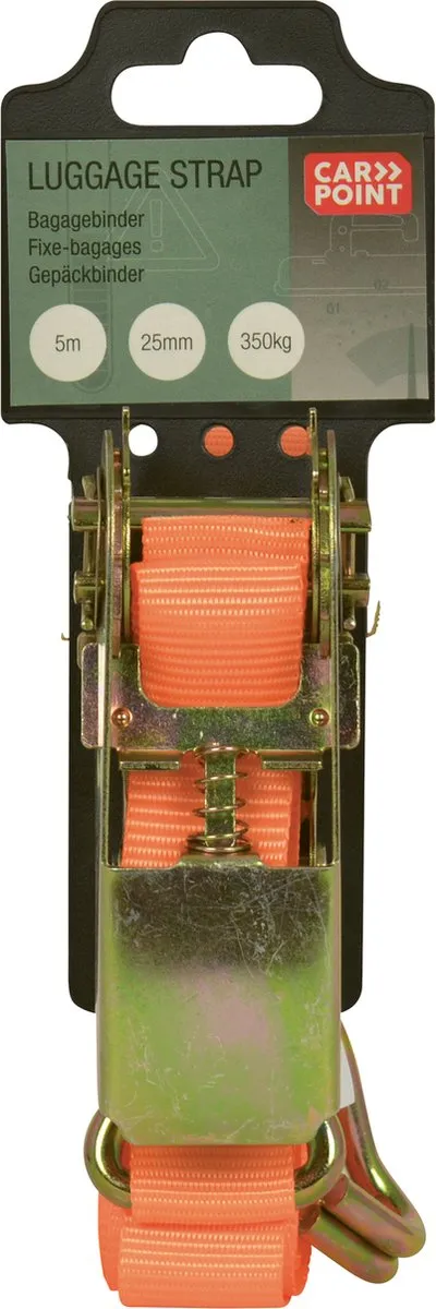 Carpoint Ratel Spanband Oranje 5m