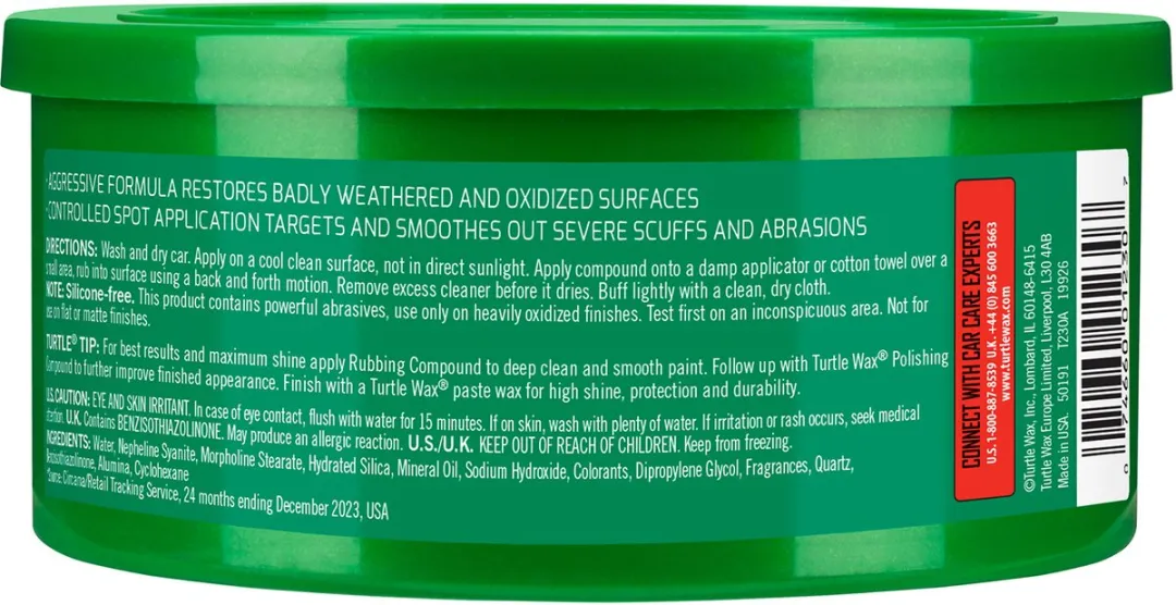 Turtle Wax Rubbing Compound Pasta - 298g