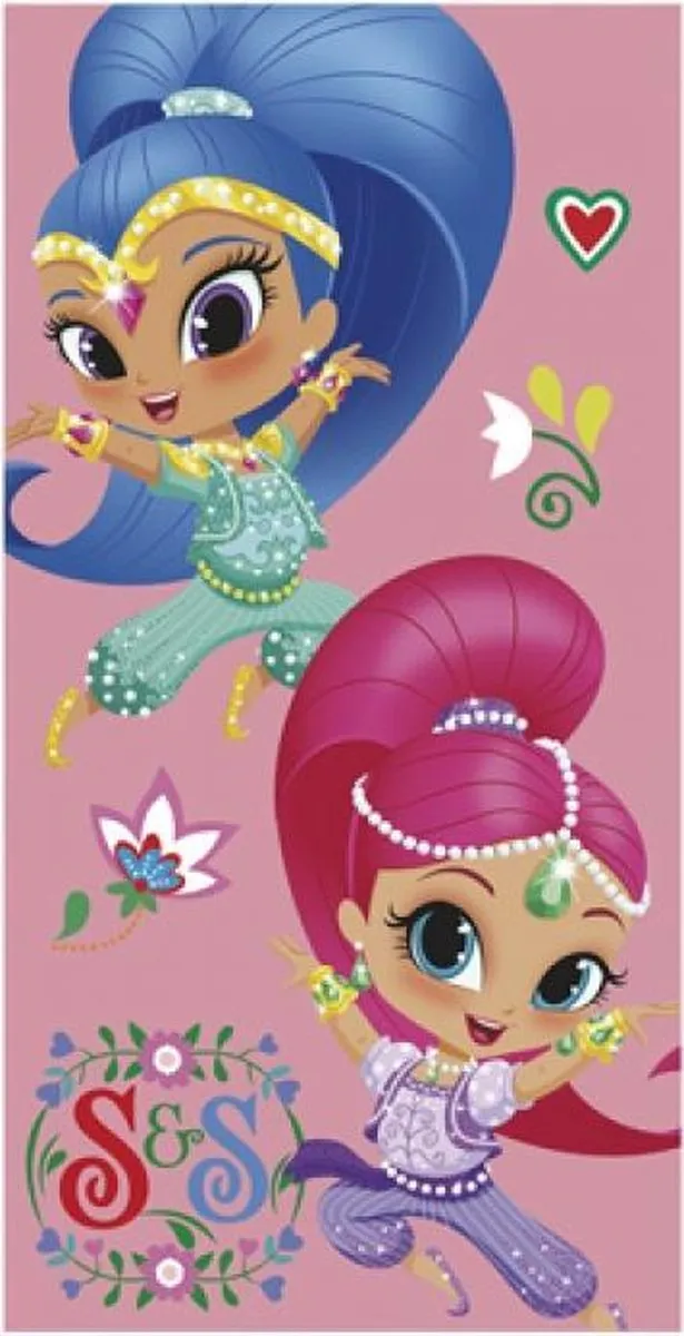 Nickelodeon Shimmer and Shine Strandlaken 70x140cm