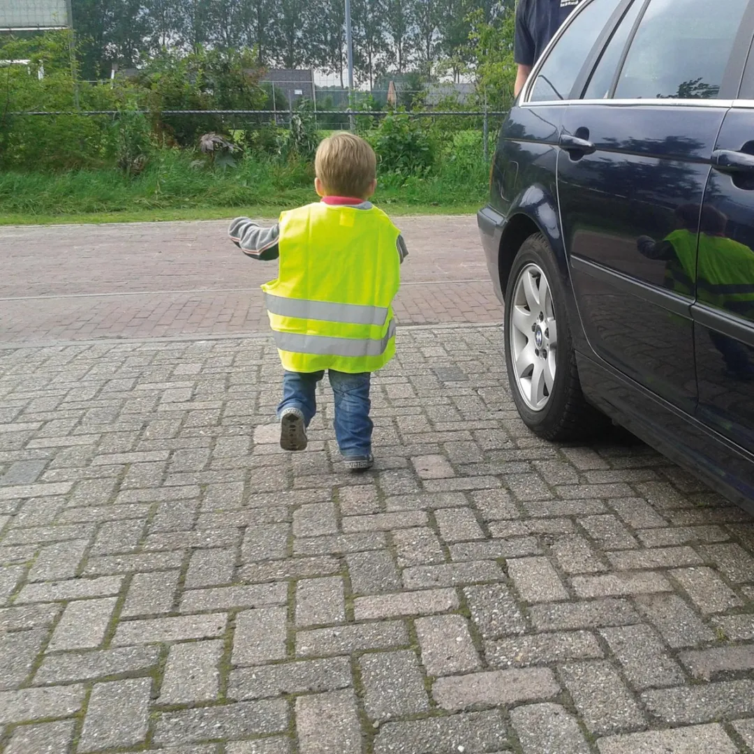 Carpoint Veiligheidshesje Junior - Fluorescerend Geel