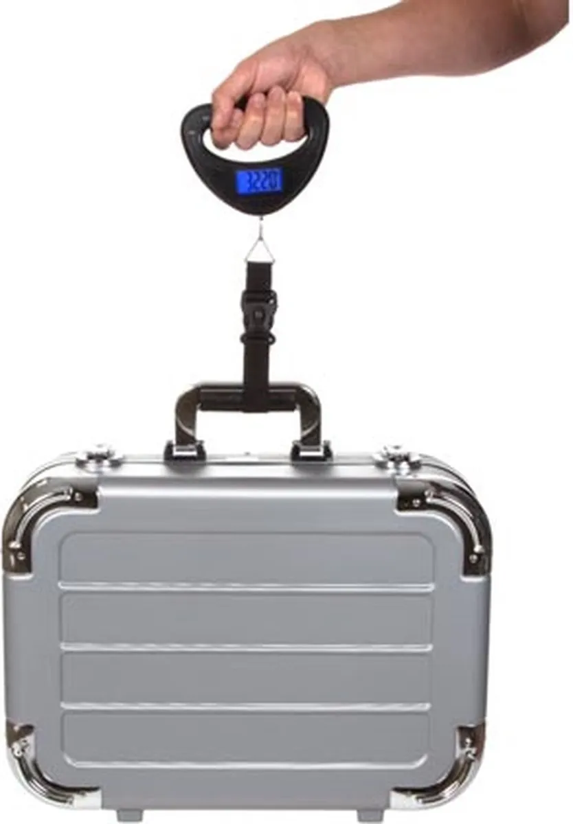 Perel Bagageweegschaal VTBAL301 - 40 kg - Zwart
