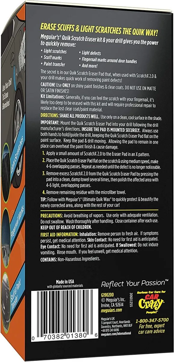 Meguiar's Quik Scratch Eraser Kit 0.47L