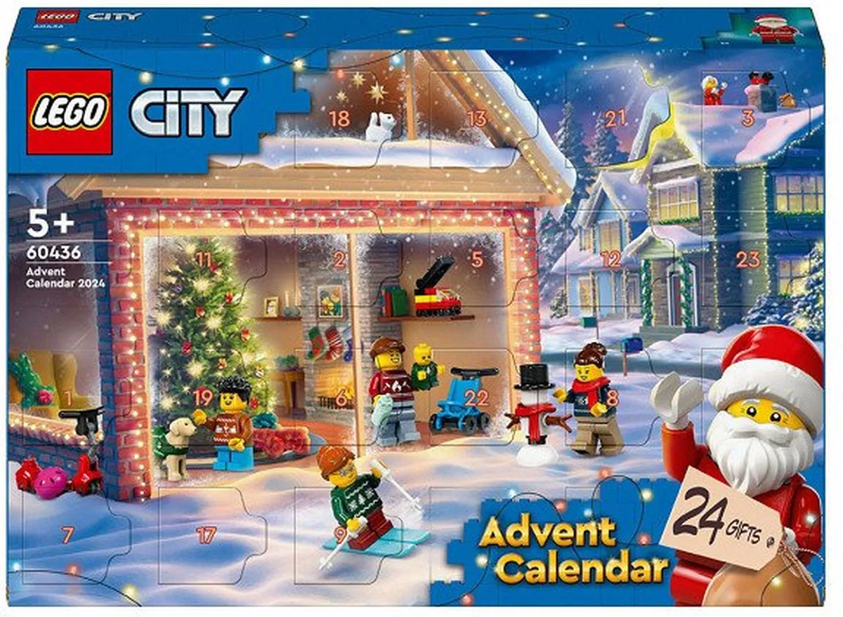 LEGO City Adventskalender 2024 60436 - 195 Stukken - Meerkleurig
