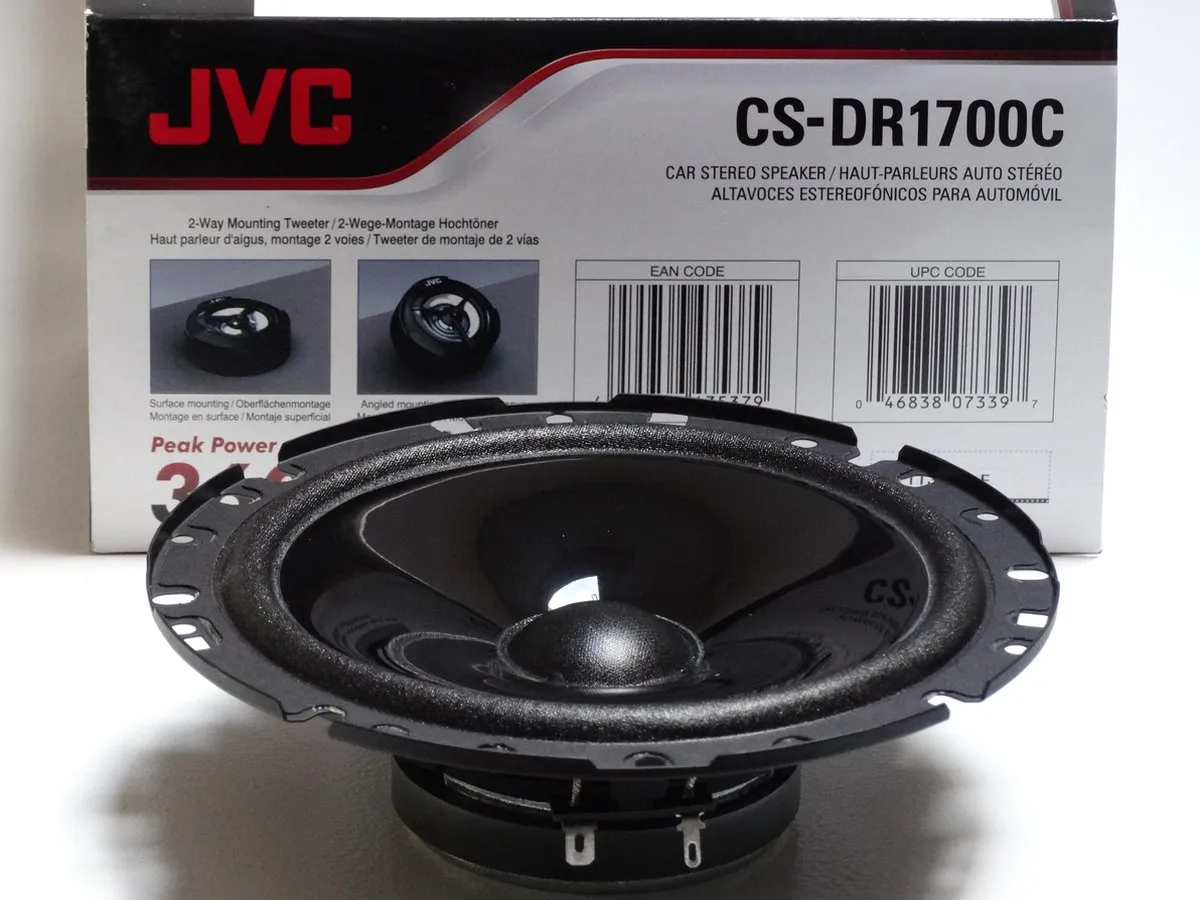 JVC CS-DR1700C Component Autospeakers 17cm - 360W - Zwart
