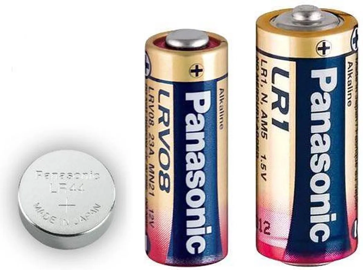 Panasonic LR44 Knoopcelbatterij 120mAh - Zilver
