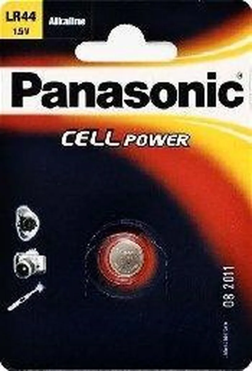 Panasonic LR44 Knoopcelbatterij 120mAh - Zilver