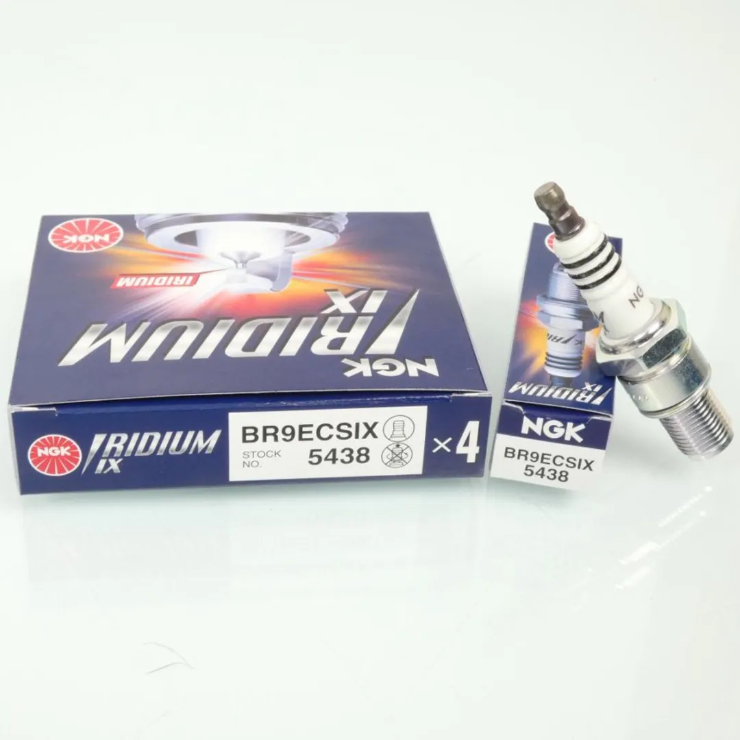 NGK BR9ECSIX Bougie - Honda NSR 125 1997-2003 - Wit