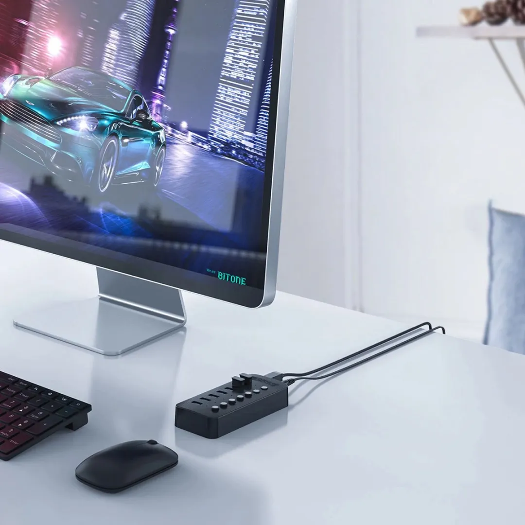 ORICO Multifunctionele Hub 13x USB-A 3.0 - Transparant - afbeelding 5 van 6