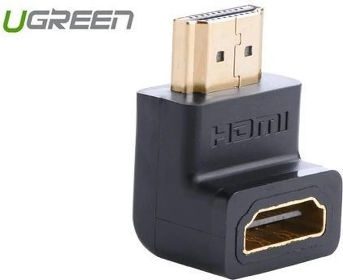 Ugreen HDMI Male naar Female Adapter Hoek Omlaag