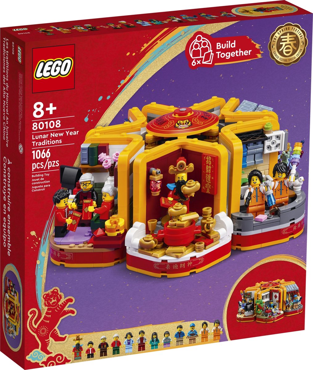 Lego 80108 - Tradities van Chinees nieuwjaar