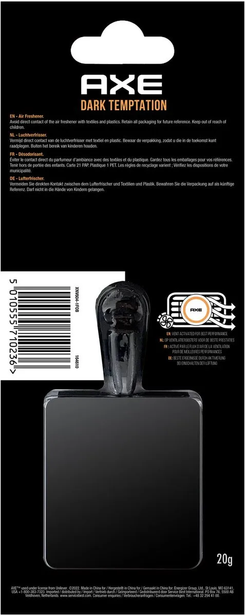 Axe Mini Vent Dark Temptation