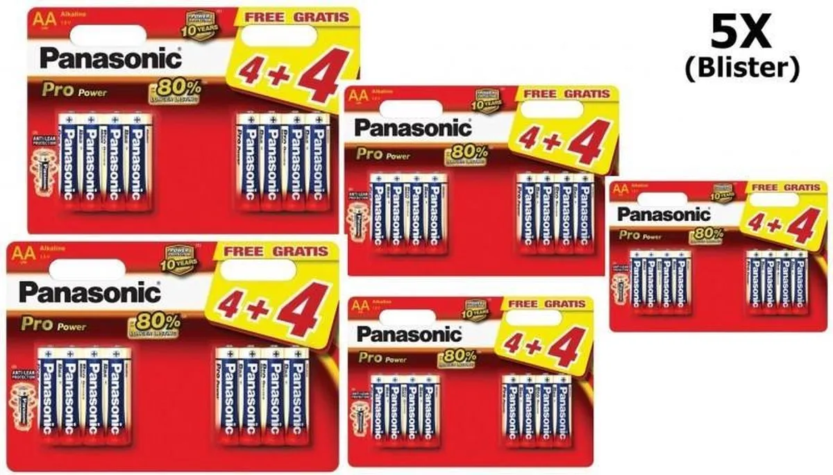 Panasonic Alkaline PRO Power AA LR6