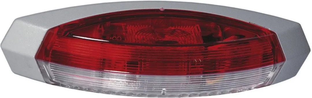 Hella Omtreklicht Rood/Wit Links