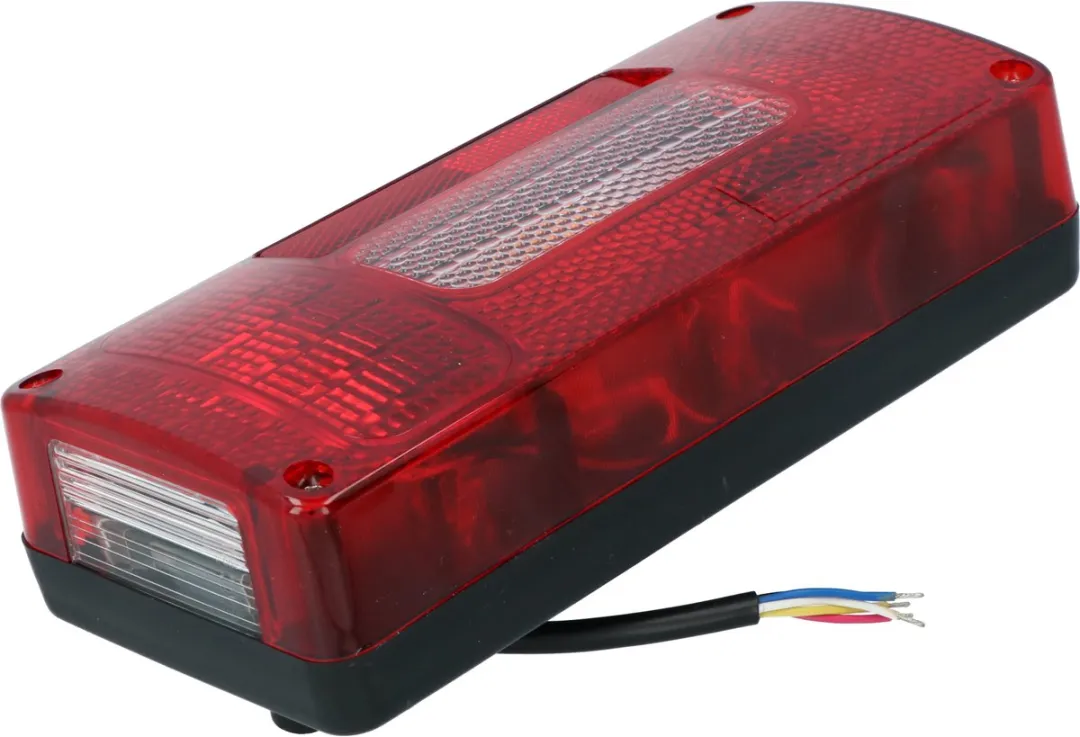 Carpoint Achterlicht 12V 220x100mm - Links - Wit/Oranje/Rood