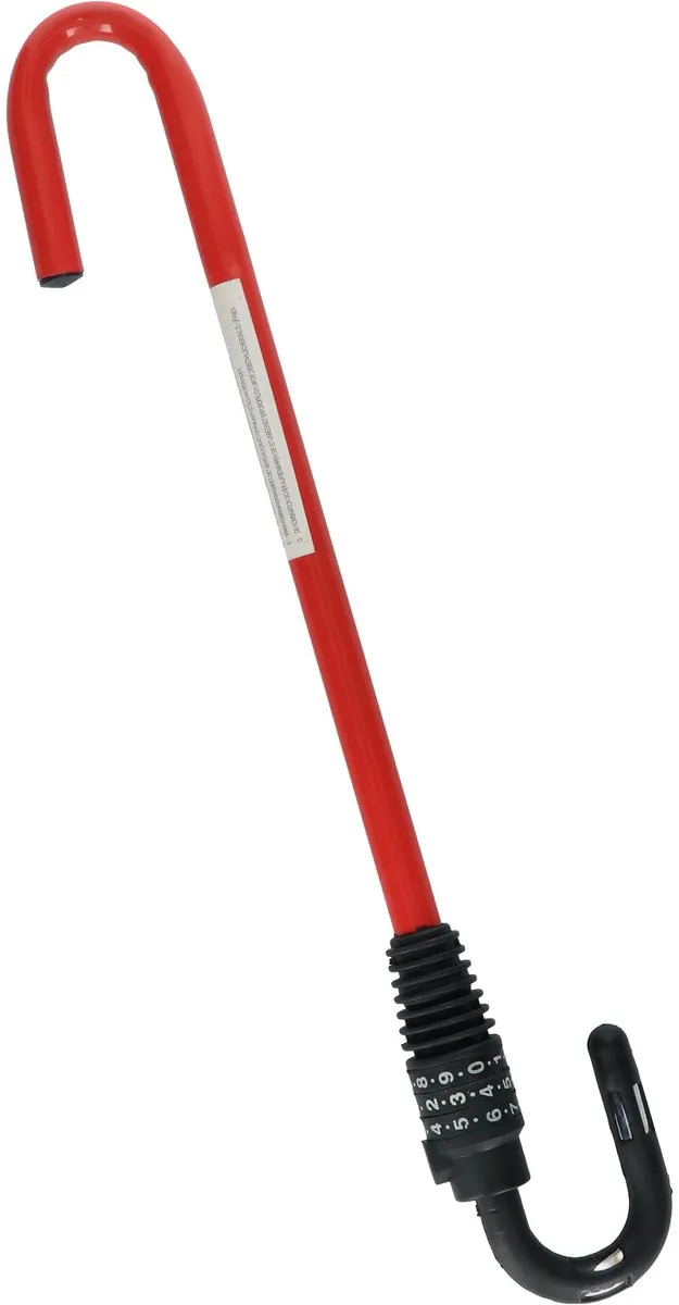Carpoint Stuurslot met Combinatieslot - Rood - afbeelding 6 van 6