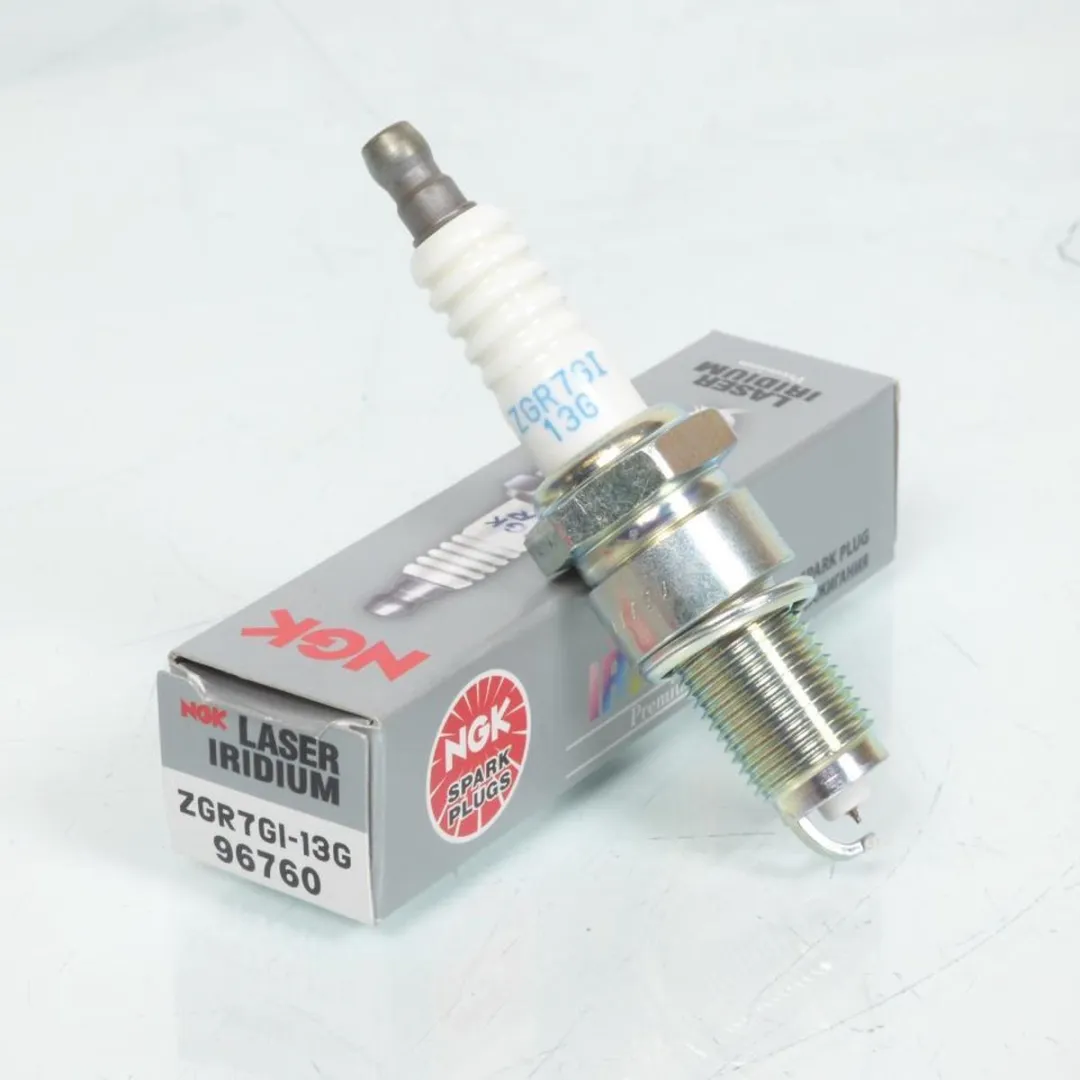 NGK ZGR7GI-13G Bougies - 4 Stuks - Wit