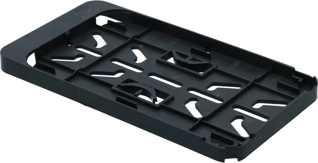 Carpoint Scooter Kentekenplaathouder Staand Model - Zwart - afbeelding 6 van 6