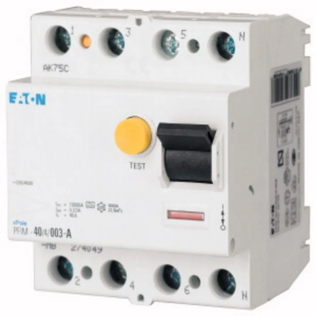 Eaton PFIM-40/4/003-G/A-MW Aardlekschakelaar 4P 40A