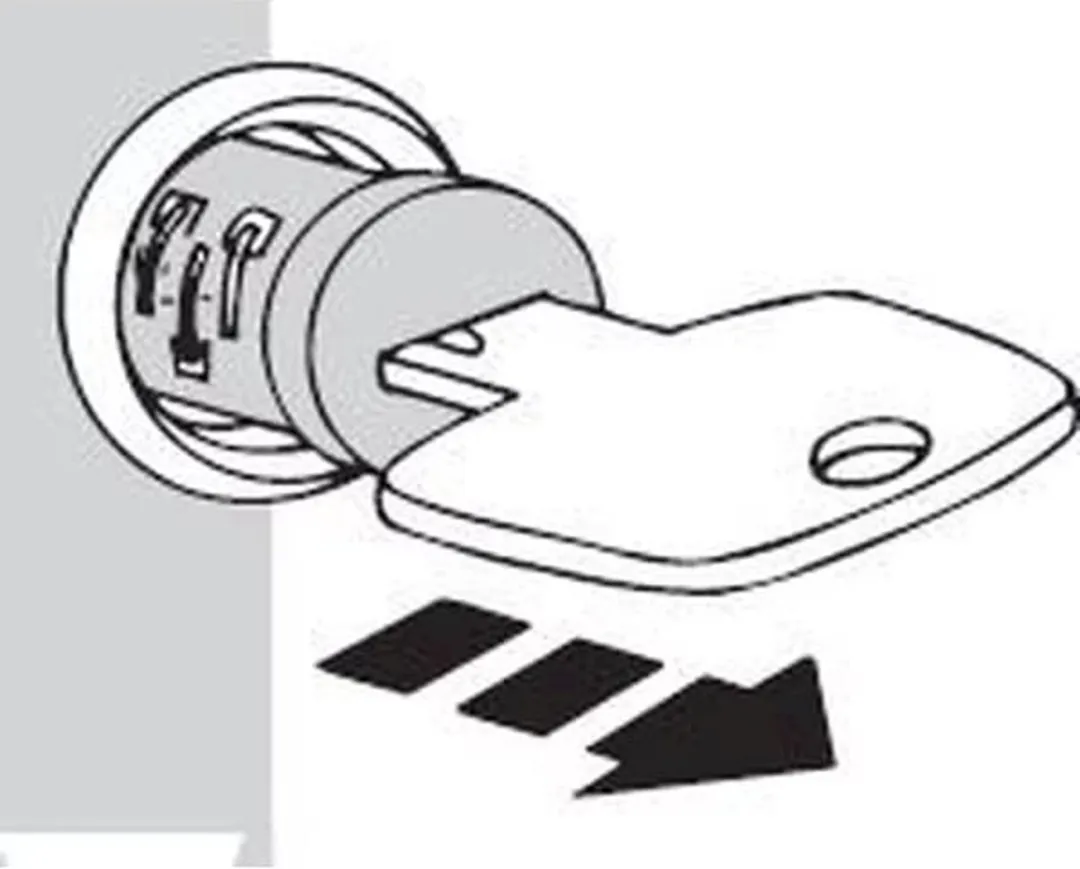 Thule Wisselsleutel Masterkey CHANGE KEY LOCK - Grijs