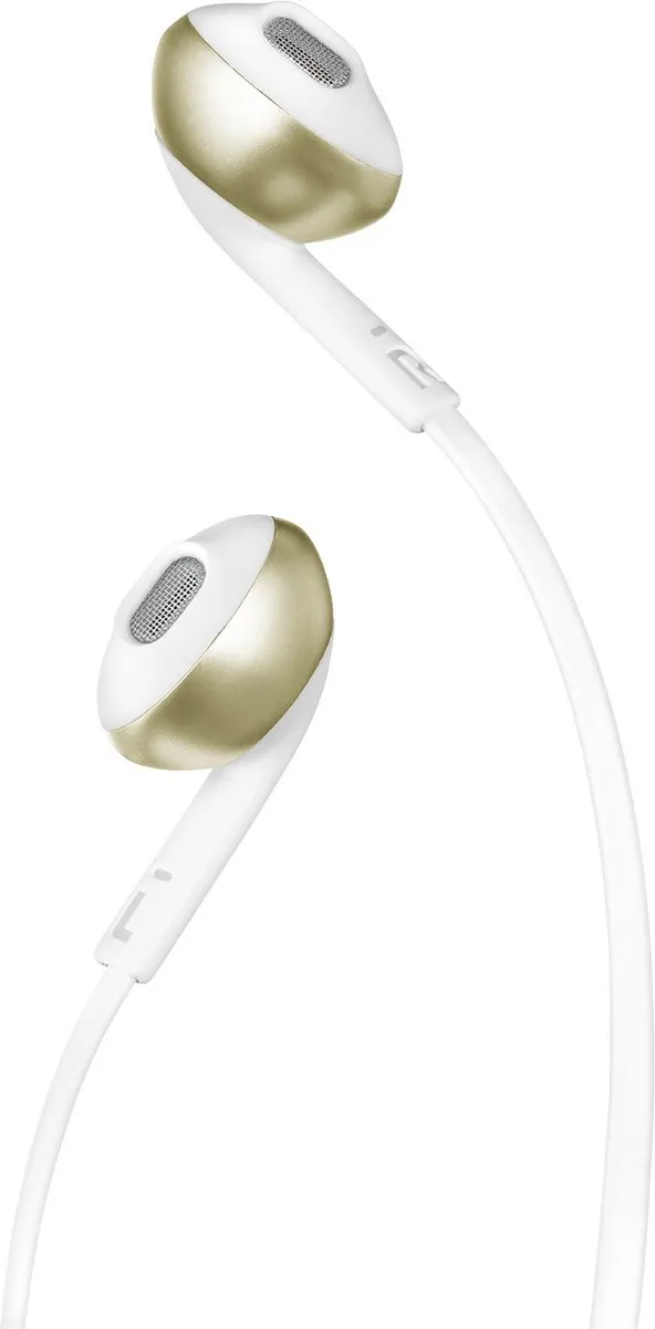 JBL Tune 205 T205 Bedrade Oordopjes - Champagne
