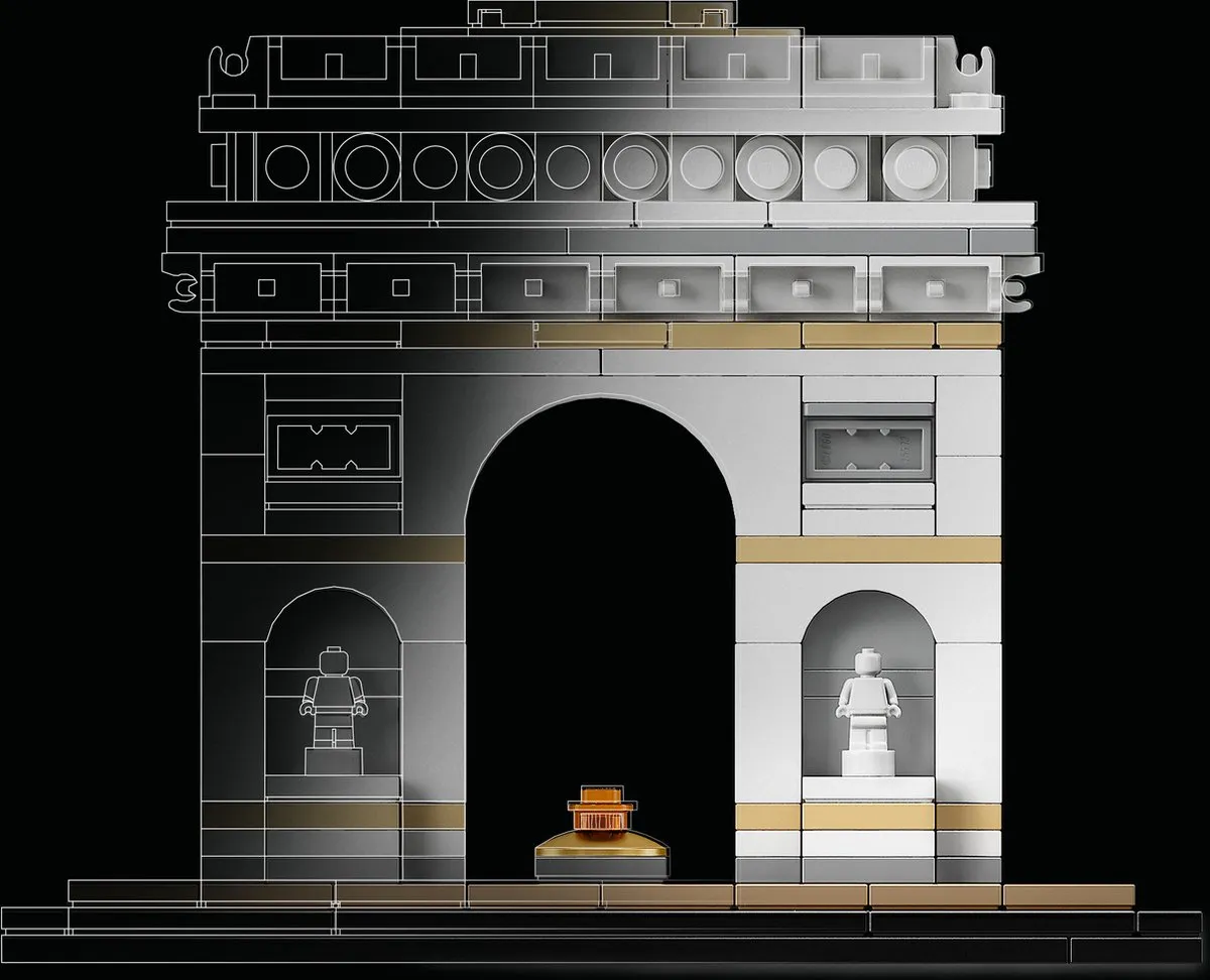 LEGO Architecture Arc de Triomphe 21036 - 386 Stenen