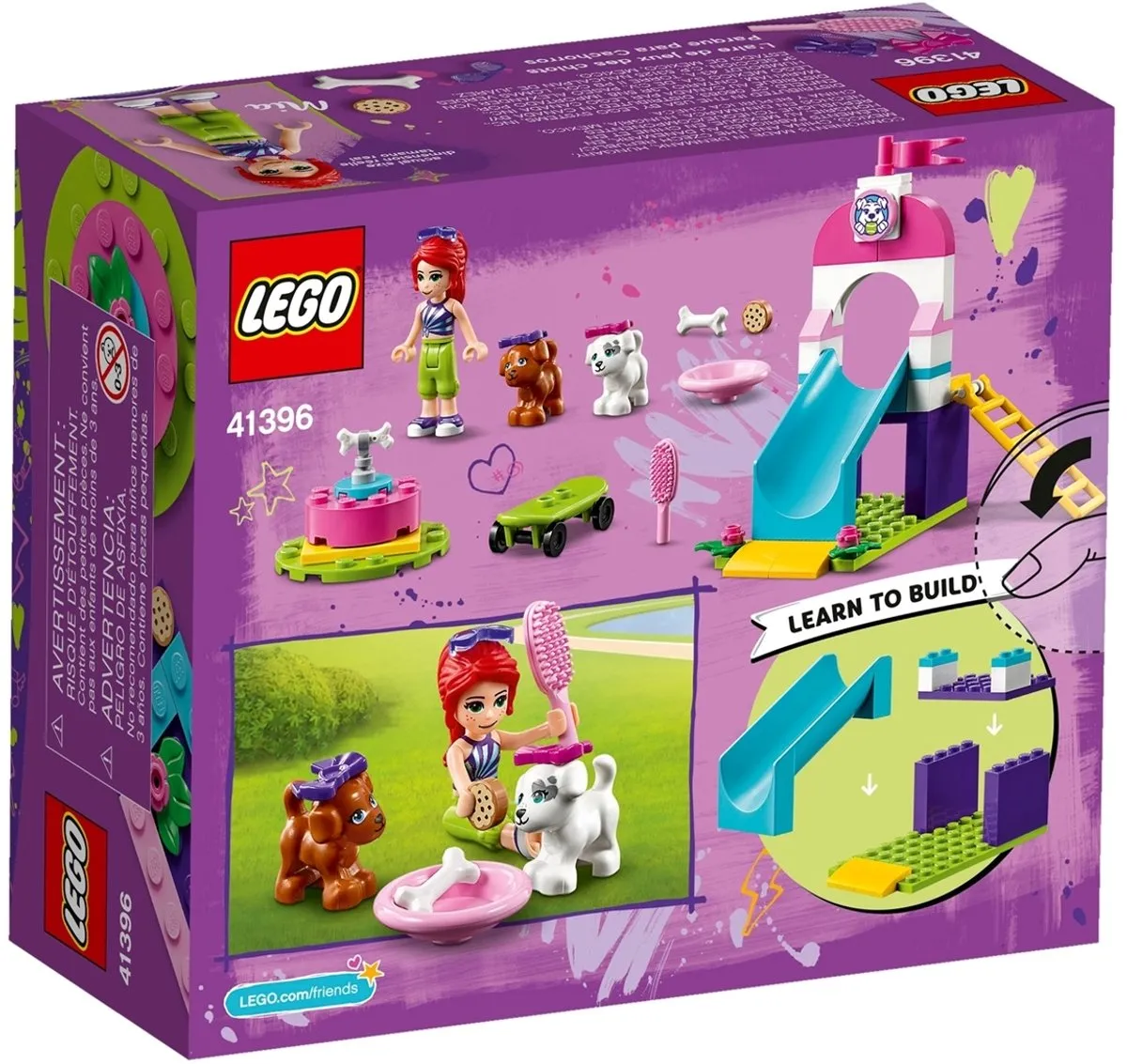 LEGO Friends 4+ Hondenspeelplaats 41396 - Paars - afbeelding 2 van 6