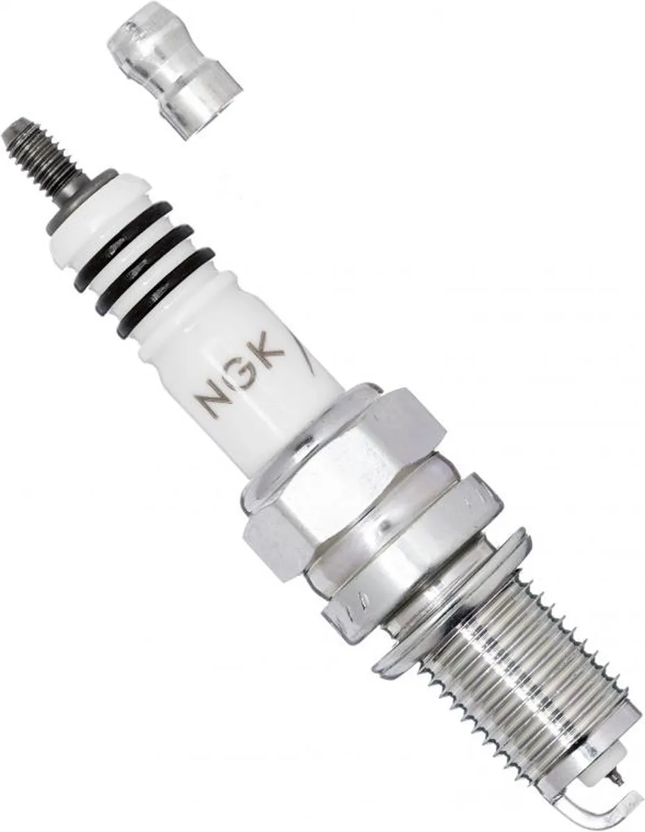 NGK Bougie D16 voor Harley-Davidson FLHTI Electra Glide - Wit