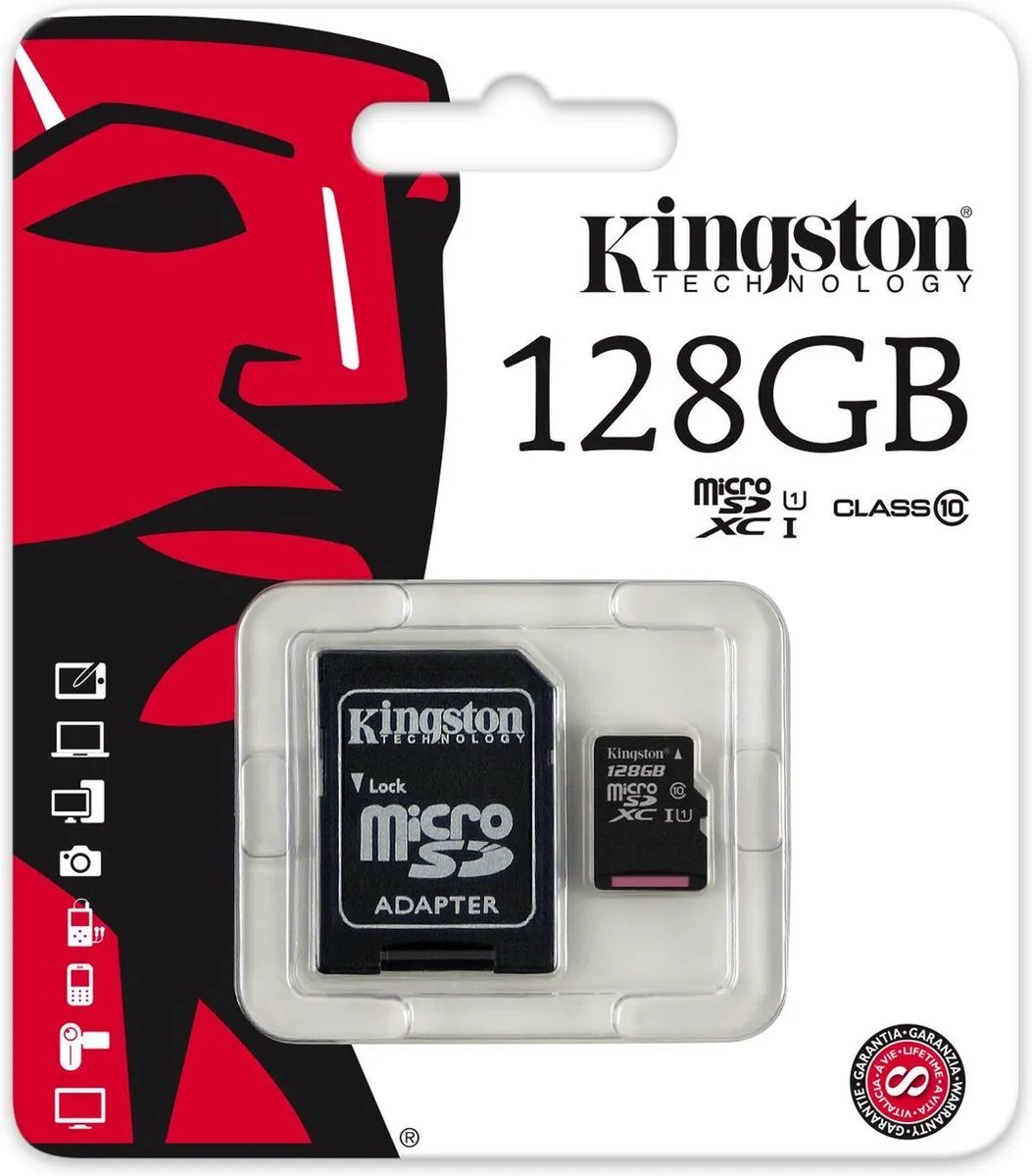 Kingston microSDXC UHS-I 128GB SDCX10/128GB