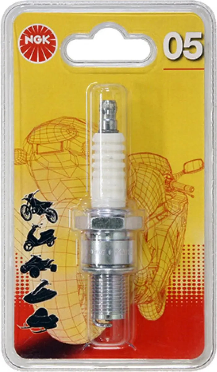 NGK Bougie voor Yamaha 250 Majesty ABS - Blanc