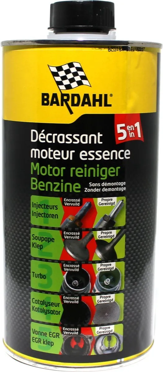 Bardahl Motorreiniger 5-in-1 Benzine 1L