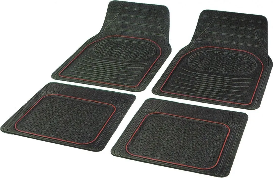Carpoint Rubber Mattenset Contour - Universeel - Zwart