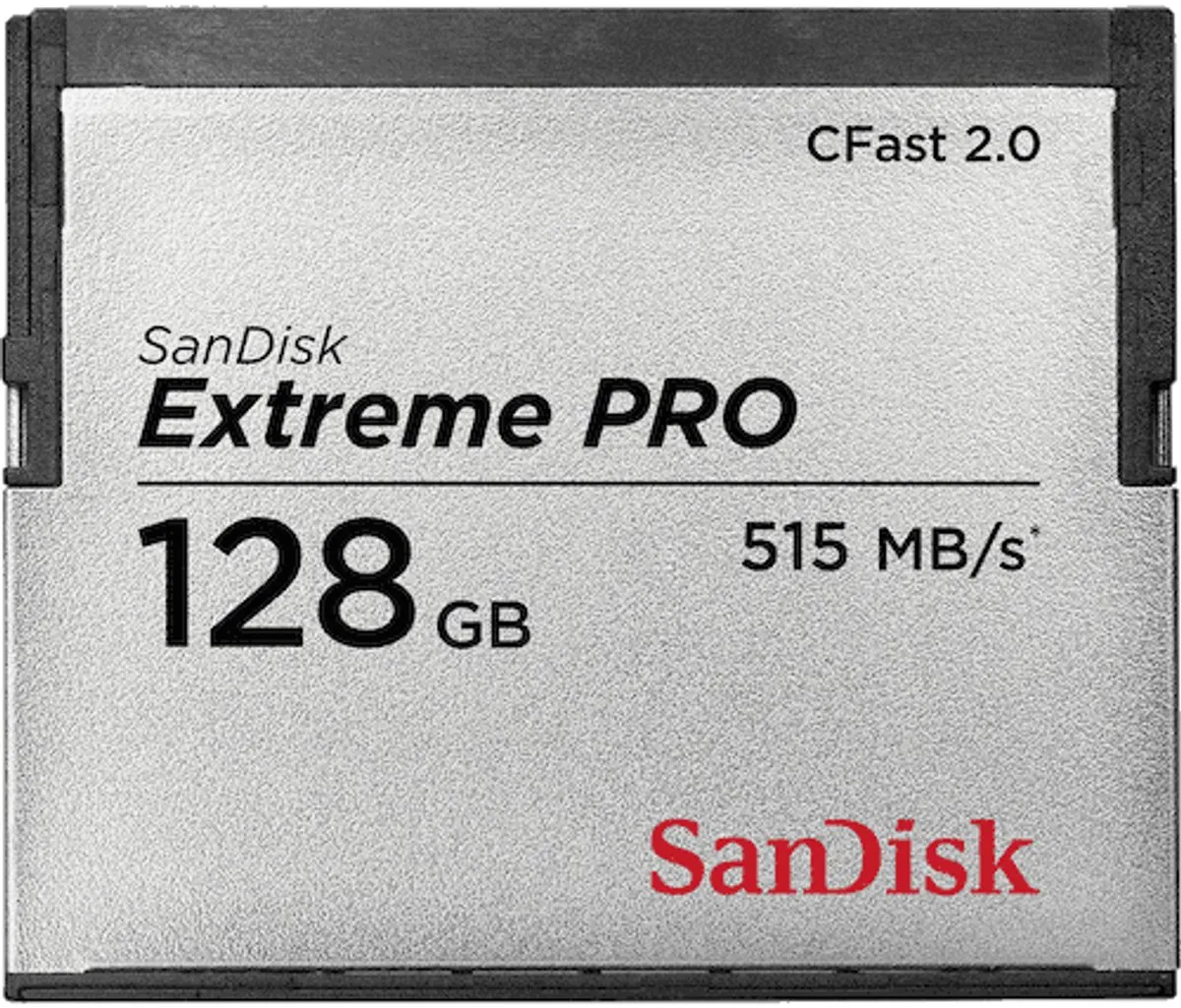 SanDisk Extreme Pro CFast 2.0 128GB - 525MB/s