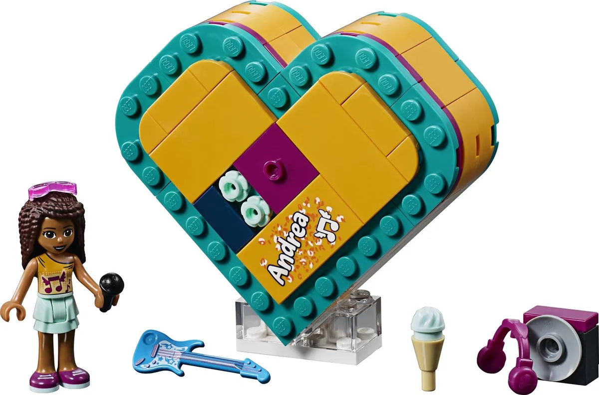LEGO Friends Andrea's Hartvormige Doos 41354 - 84 Stukken