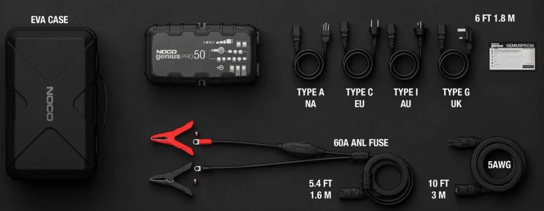 NOCO Genius PRO 50 Acculader 50A - 6V & 12V - afbeelding 6 van 6