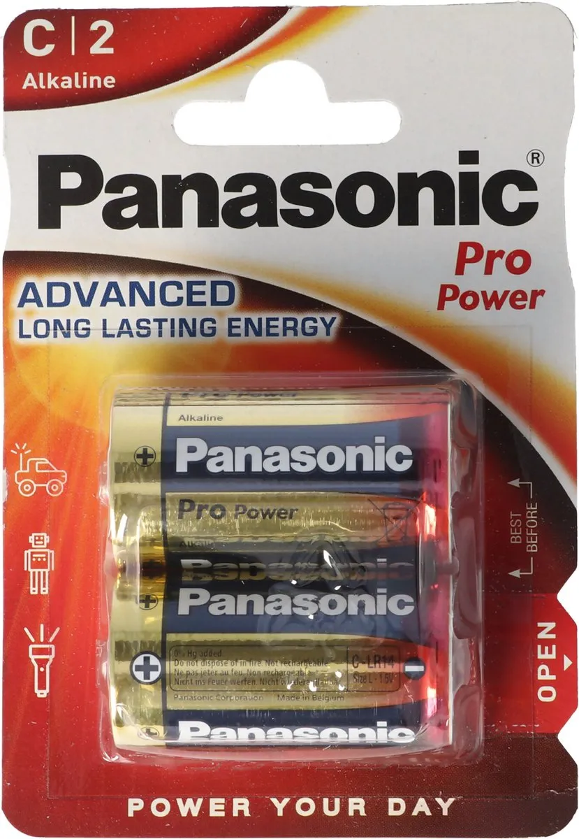 Panasonic Pro Power Baby C LR14 Batterijen - 2 Stuks