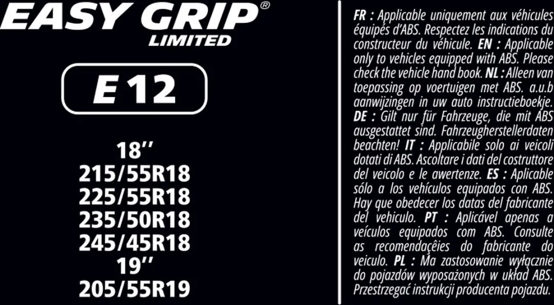Michelin Easy Grip EG-E12 Sneeuwkettingen