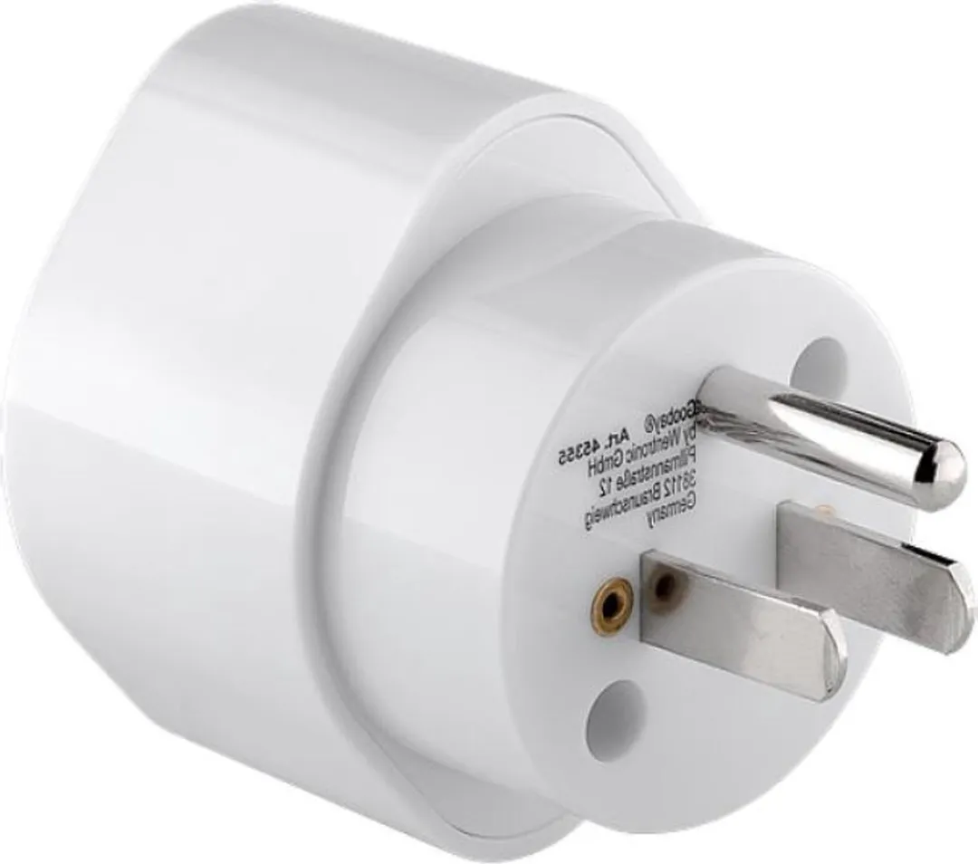 Goobay Reisadapter Europa naar Verenigde Staten en Japan - Geaard - Wit