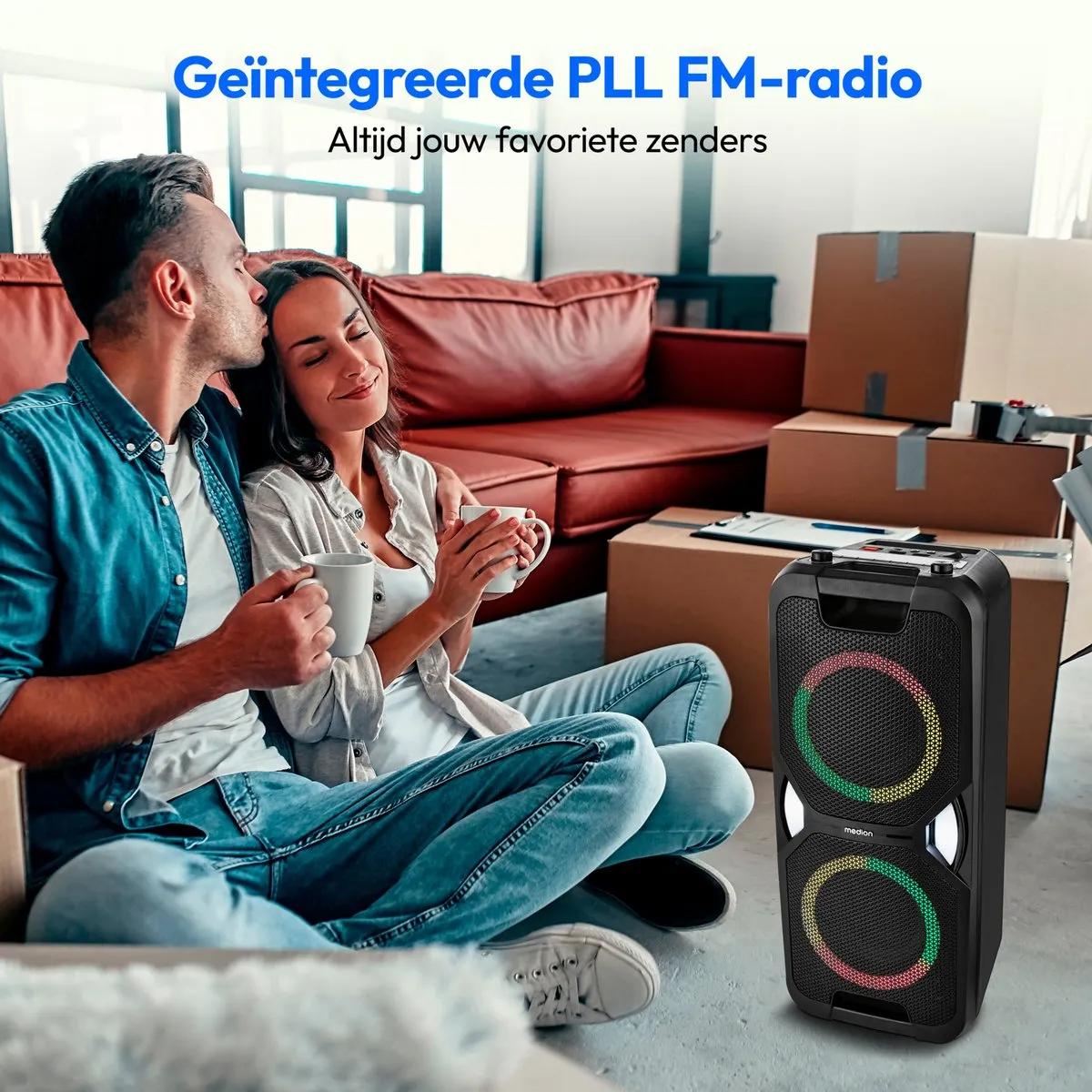 Medion PE-1 Pure Partybox 50W - MD400000 - Zwart
