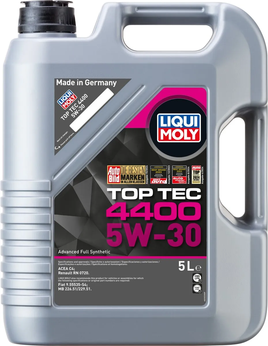 Liqui Moly Top Tec 4400 5W30 Motorolie 5L