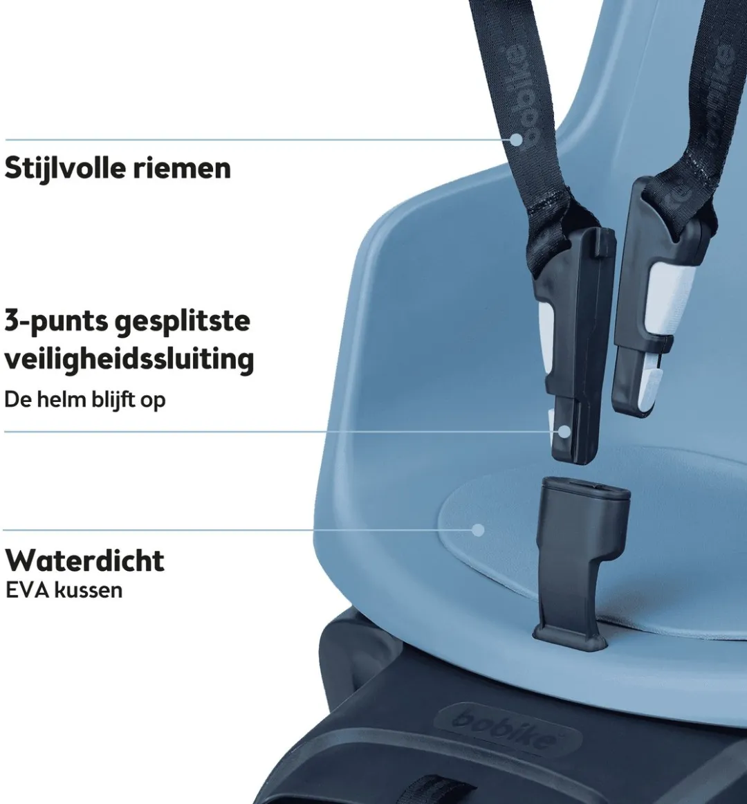 Bobike One Maxi 3-punts Veiligheidsgordel - Zwart