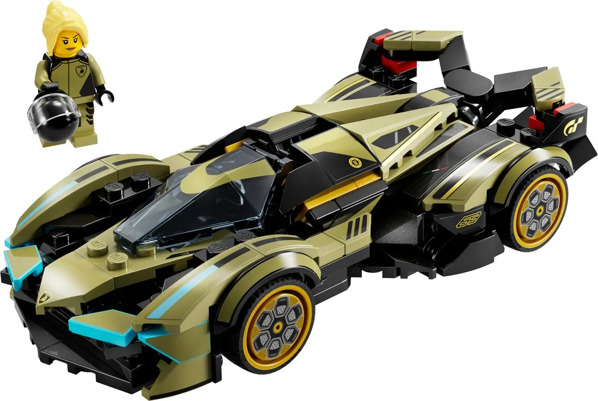 LEGO Speed Champions Lamborghini Lambo V12 Vision GT 76923 - 230 Stukken - Blauw - afbeelding 6 van 6