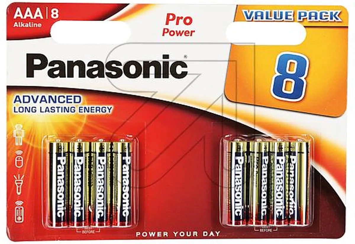 Panasonic Pro Power Micro LR03PPG AAA Batterijen