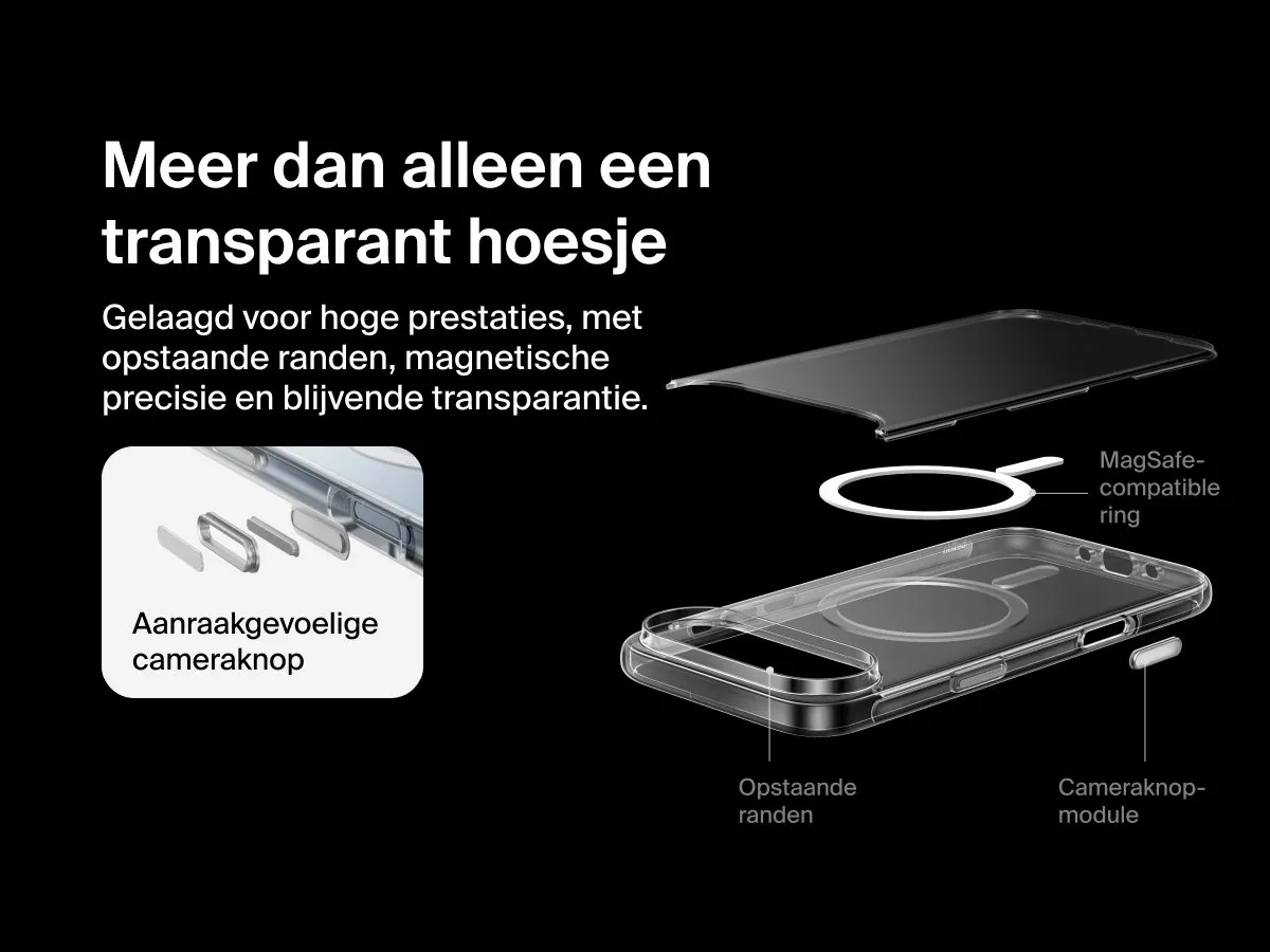 Belkin SheerForce Clear Hoesje iPhone 17 Air MSA033HQCL - Transparant